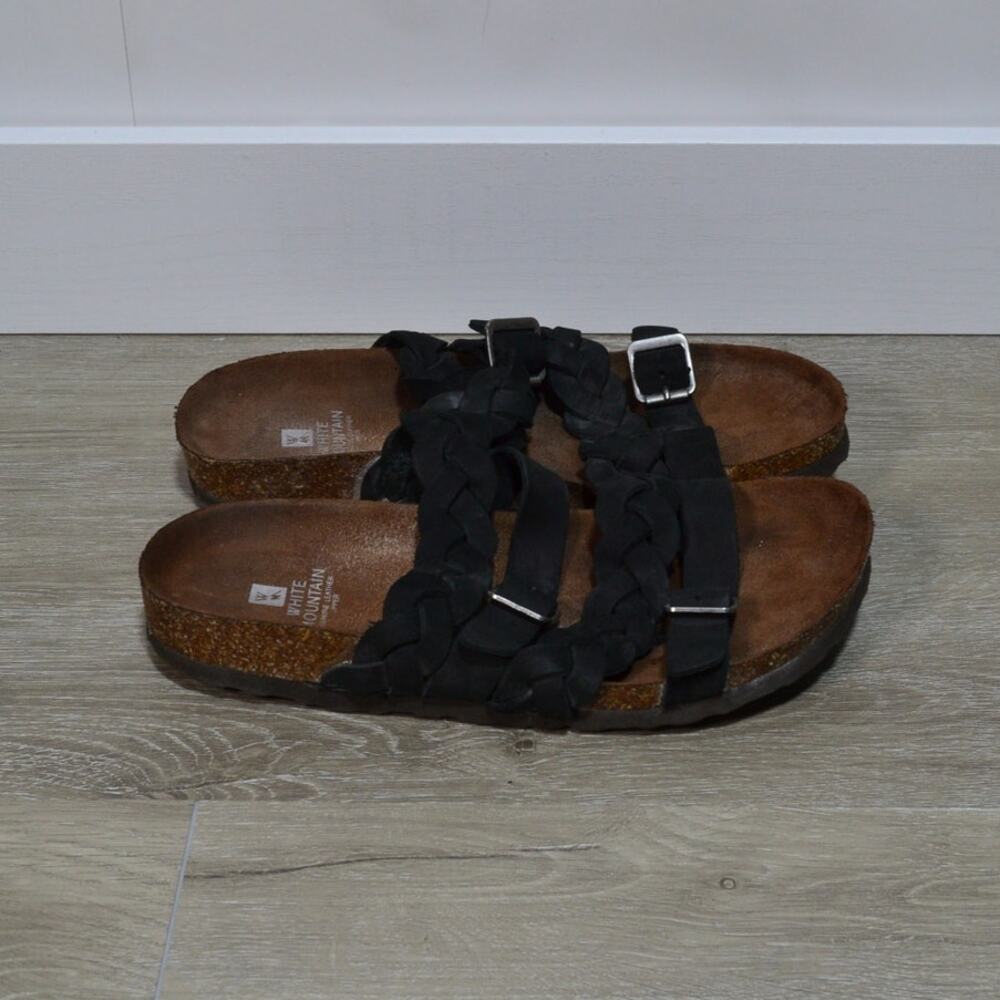 White Mountain Woman's Holland Signature Comfort Molded Braided Sandals Size 6 - Picture 3 of 8